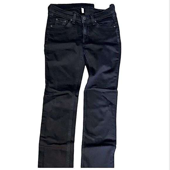Rag and bone stretch, denim, black jeans, size 26, washed pockets - Picture 1 of 10